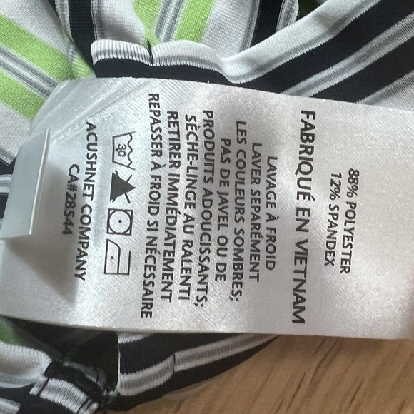 Footjoy Shirt Golf Polo Mens Size L Performance Activewear Green Athletic Fit - Picture 7 of 12